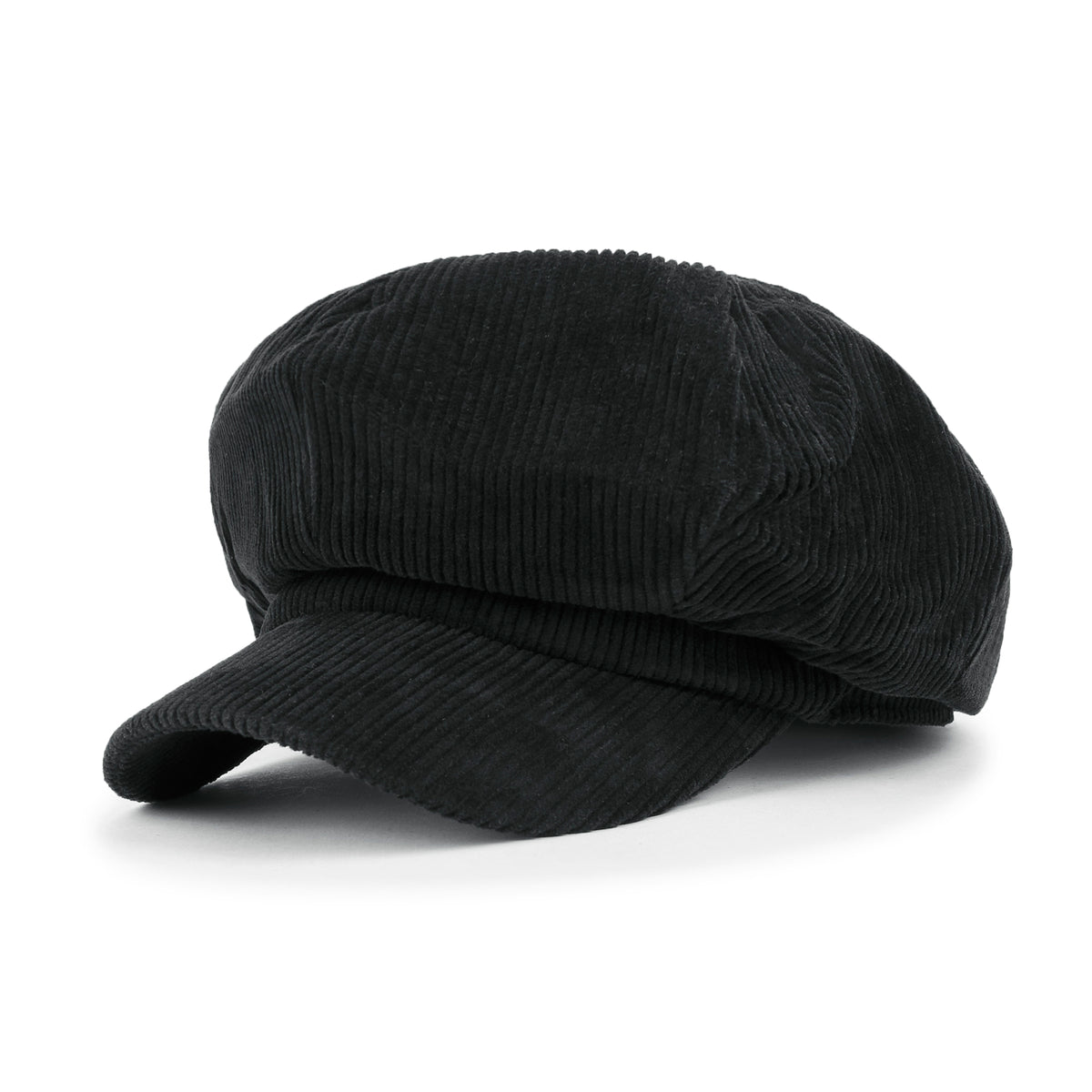 ililily Washed Cotton Newsboy Cabbie Cap Corduroy Duck Bill Flat Hunting Hat