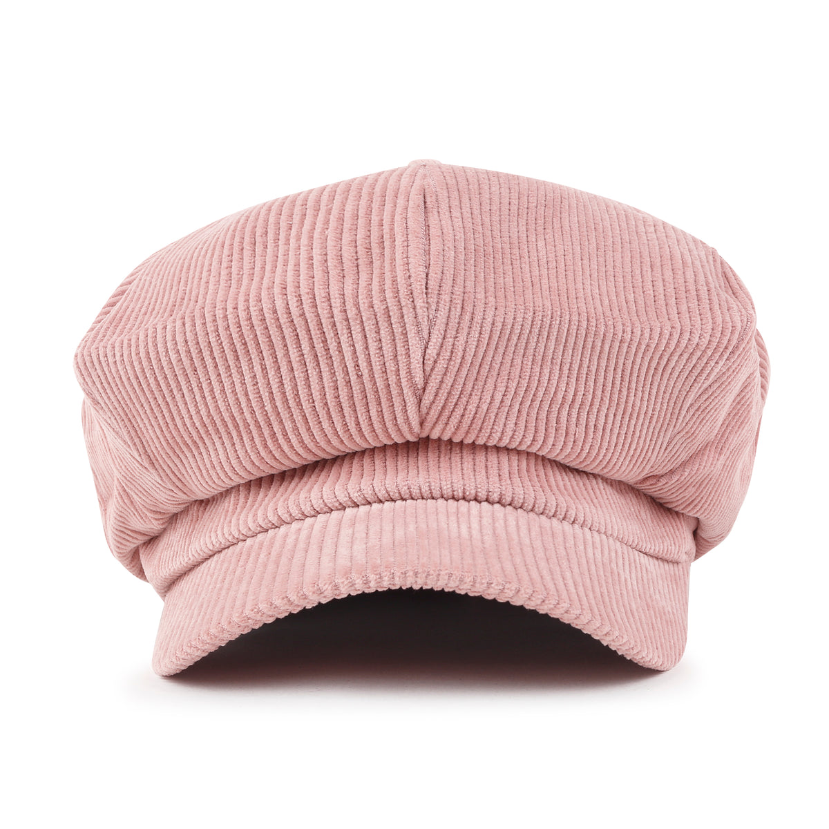 ililily Washed Cotton Newsboy Cabbie Cap Corduroy Duck Bill Flat Hunting Hat