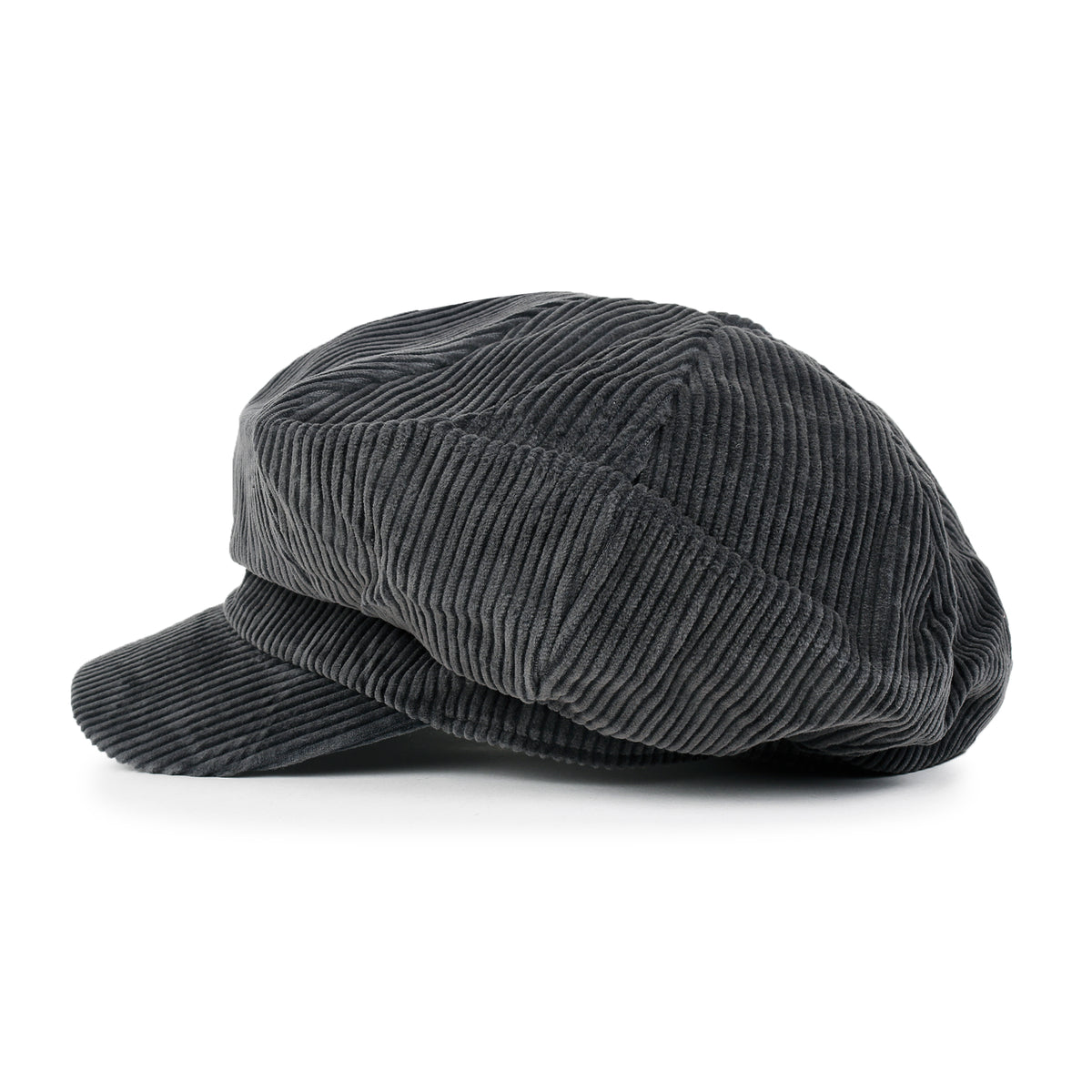 ililily Washed Cotton Newsboy Cabbie Cap Corduroy Duck Bill Flat Hunting Hat