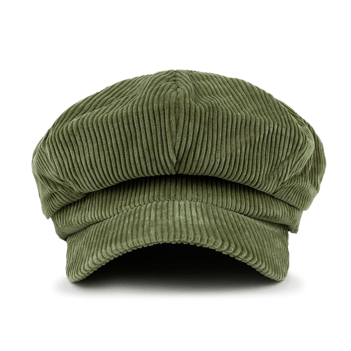 ililily Washed Cotton Newsboy Cabbie Cap Corduroy Duck Bill Flat Hunting Hat