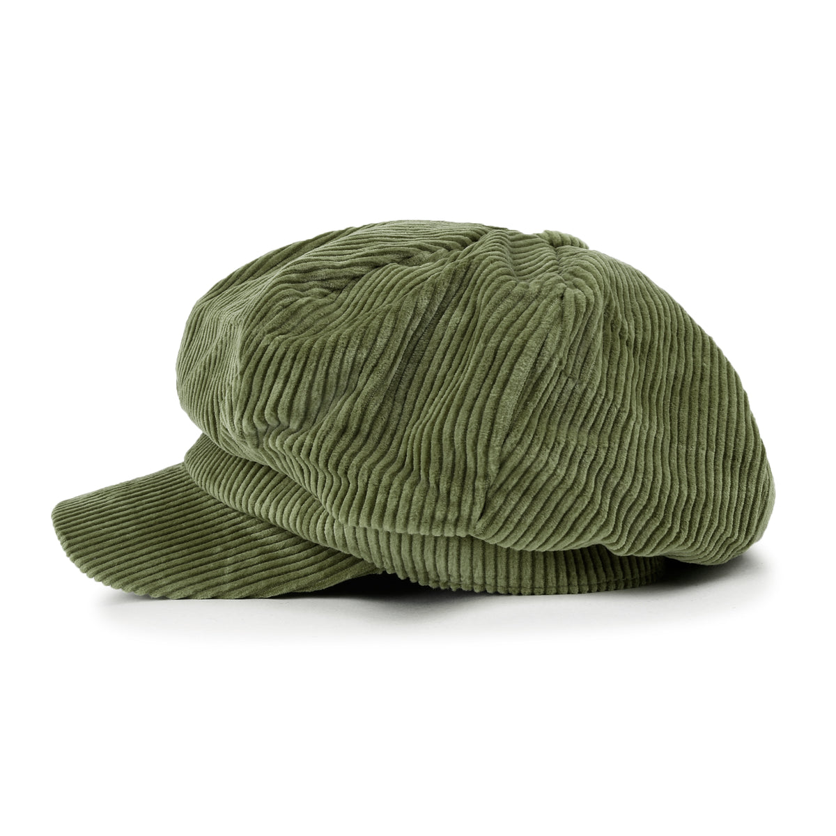 ililily Washed Cotton Newsboy Cabbie Cap Corduroy Duck Bill Flat Hunting Hat