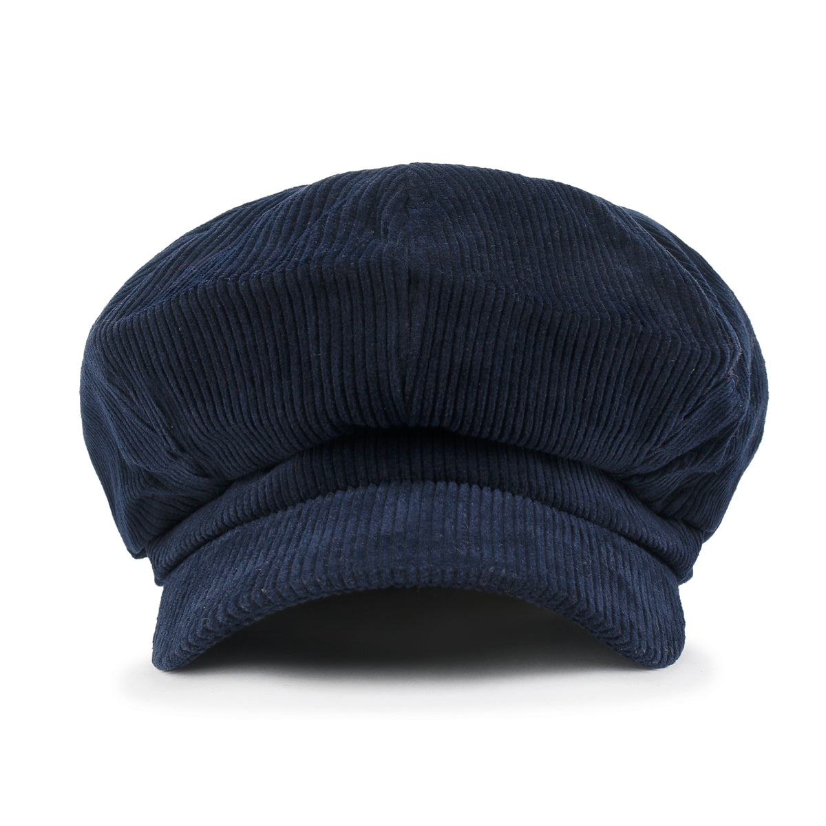 ililily Washed Cotton Newsboy Cabbie Cap Corduroy Duck Bill Flat Hunting Hat