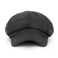 ililily Wool Blend Newsboy Cabbie Cap Baker Boy Ivy Duck Bill Flat Hunting Hat