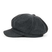 ililily Wool Blend Newsboy Cabbie Cap Baker Boy Ivy Duck Bill Flat Hunting Hat