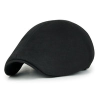 ililily Soft Jersey Cotton Newsboy Flat Cap Ivy Stretch-fit Driver Hunting Hat