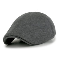 ililily Soft Jersey Cotton Newsboy Flat Cap Ivy Stretch-fit Driver Hunting Hat