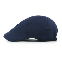 ililily Soft Jersey Cotton Newsboy Flat Cap Ivy Stretch-fit Driver Hunting Hat