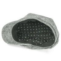 ililily 6-Pannel District Check Newsboy Cabbie Cap Wool Duck Bill Hunting Hat