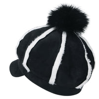 ililily 8-Pannel Solid Color Newsboy Cabbie Cap Suede Duck Bill Flat Hunting Hat