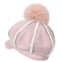 ililily 8-Pannel Solid Color Newsboy Cabbie Cap Suede Duck Bill Flat Hunting Hat