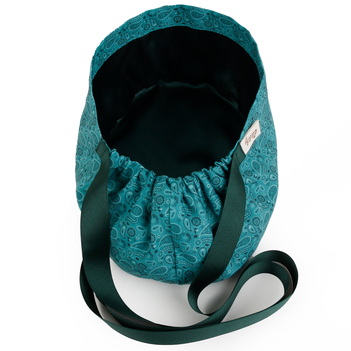 ililily Satin Lined Cute Scrub Cap with Ponytail Ribbon