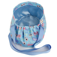 ililily Satin Lined Cute Scrub Cap with Ponytail Ribbon