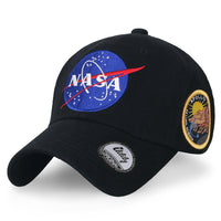 ililily NASA Meatball Logo Embroidery Baseball Cap Apollo 13 Patch Trucker Hat