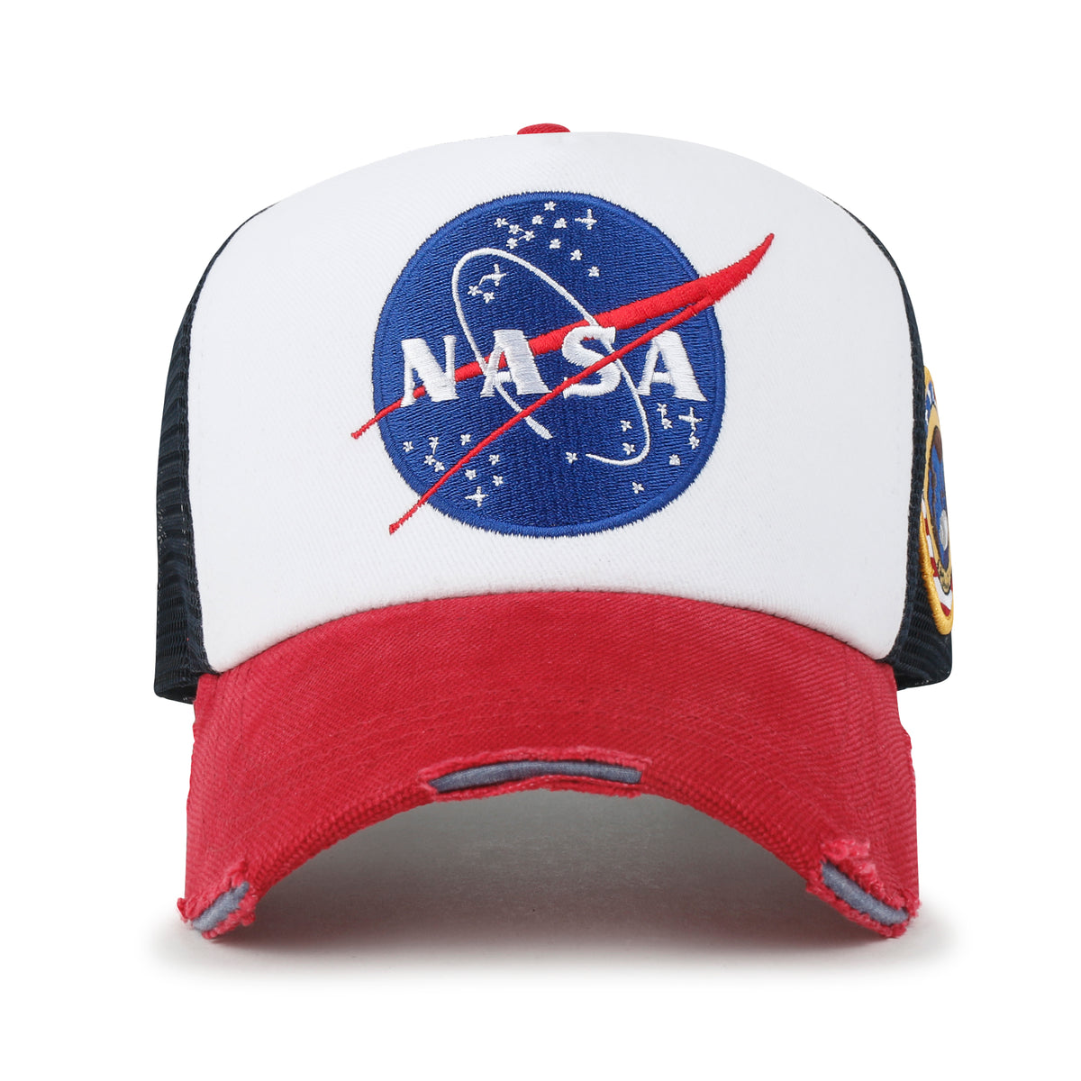 ililily PREMIUM NASA Meatball Logo Embroidery Large Baseball Cap Apollo 1 Patch Hat