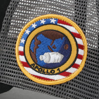 ililily PREMIUM NASA Meatball Logo Embroidery Large Baseball Cap Apollo 1 Patch Hat
