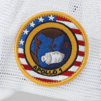 ililily PREMIUM NASA Meatball Logo Embroidery Large Baseball Cap Apollo 1 Patch Hat