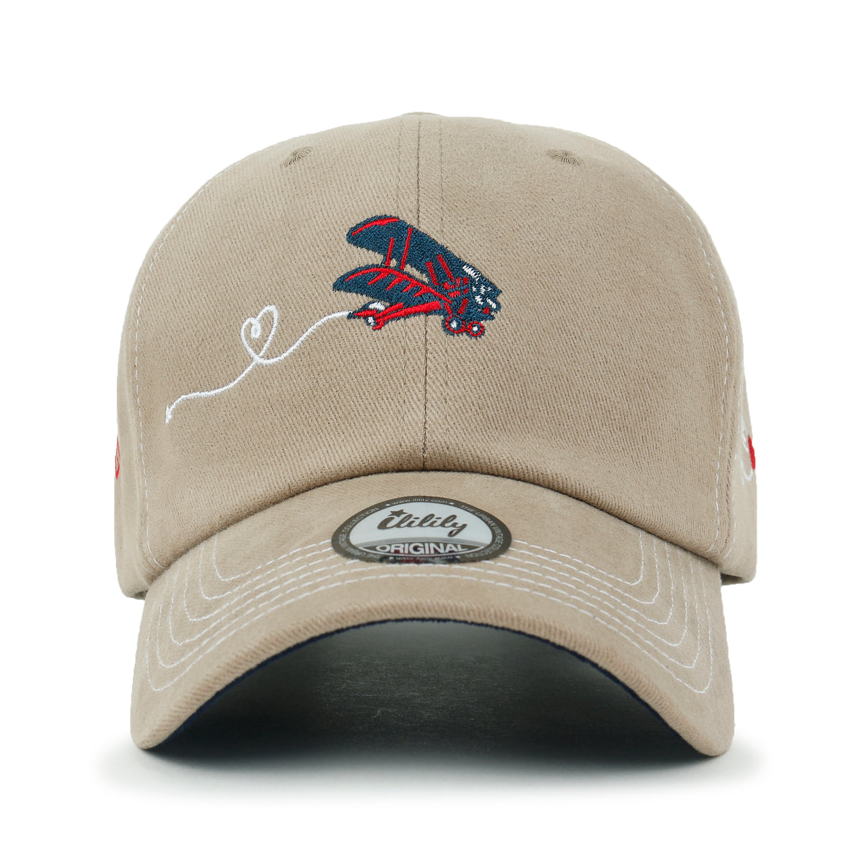 ililily Women Embroidered Baseball Cap Firm  Premium Cotton Hat