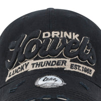 ililily Howel's Distressed Vintage Solid Color Cotton Baseball Cap Trucker Hat