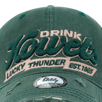 ililily Howel's Distressed Vintage Solid Color Cotton Baseball Cap Trucker Hat