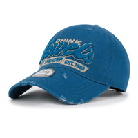 ililily Howel's Distressed Vintage Solid Color Cotton Baseball Cap Trucker Hat