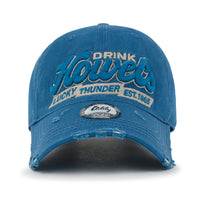 ililily Howel's Distressed Vintage Solid Color Cotton Baseball Cap Trucker Hat