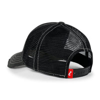 Premium Distressed Mesh Trucker Hat, Contrast Stitch Blank Cap