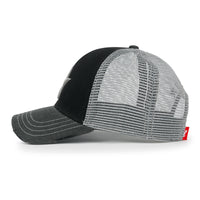 ililily Premium Star Embroidery Structured Crown Vintage Trucker Hat