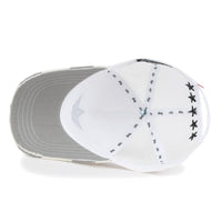 ililily Premium Star Embroidery Structured Crown Vintage Trucker Hat