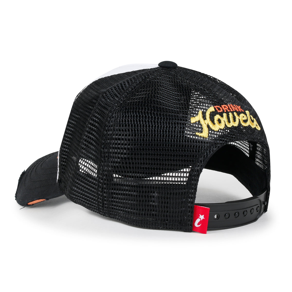 ililily Premium Howels Embroidery Structured Crown Vintage Baseball Cap