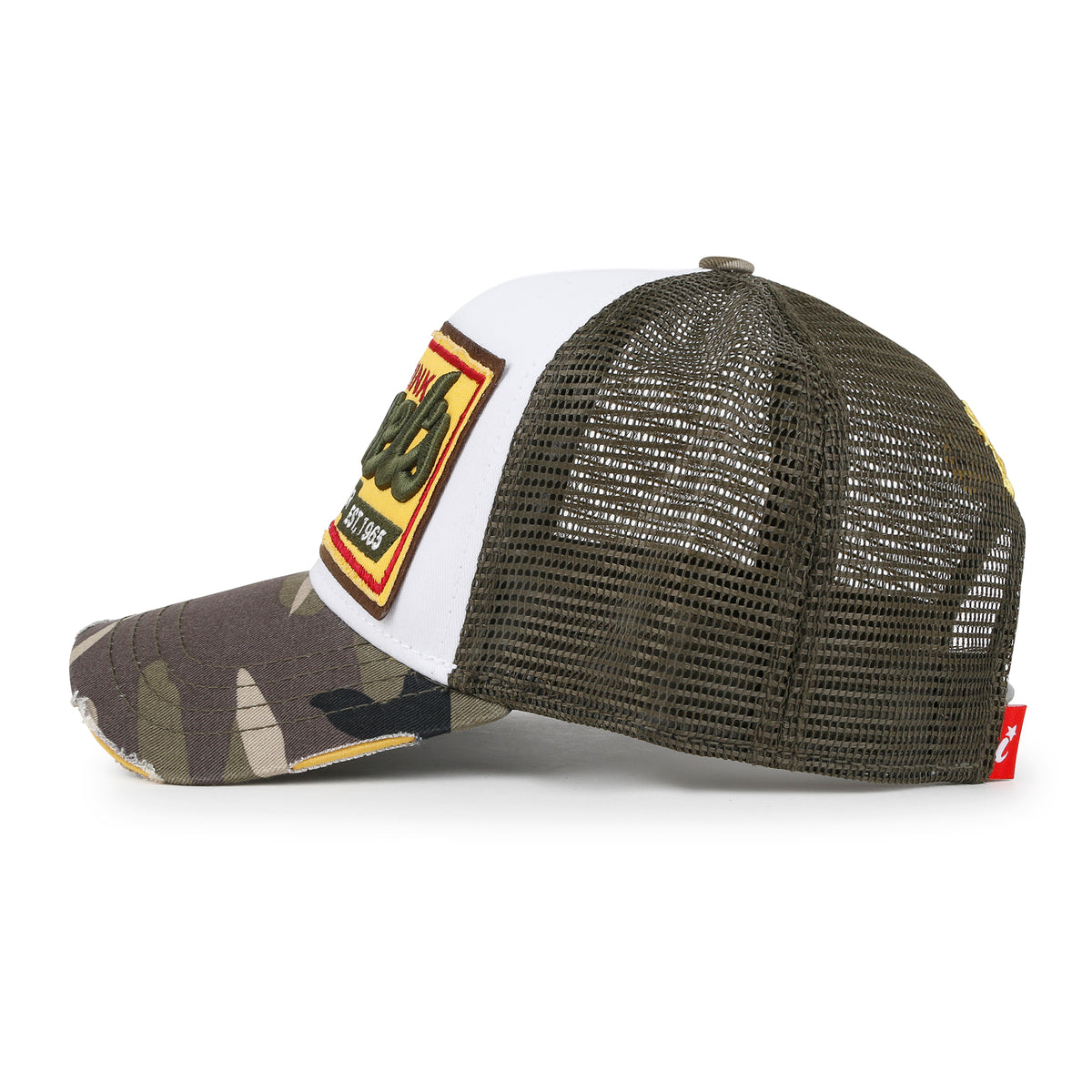 ililily Premium Howels Embroidery Structured Crown Vintage Baseball Cap