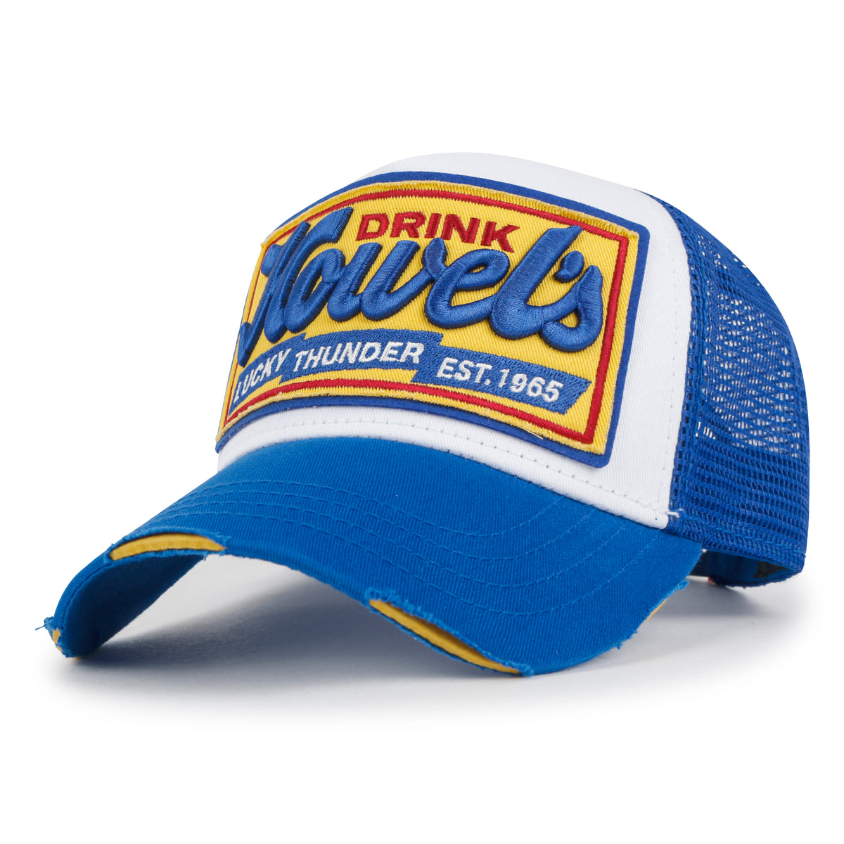ililily Premium Howels Embroidery Structured Crown Vintage Baseball Cap