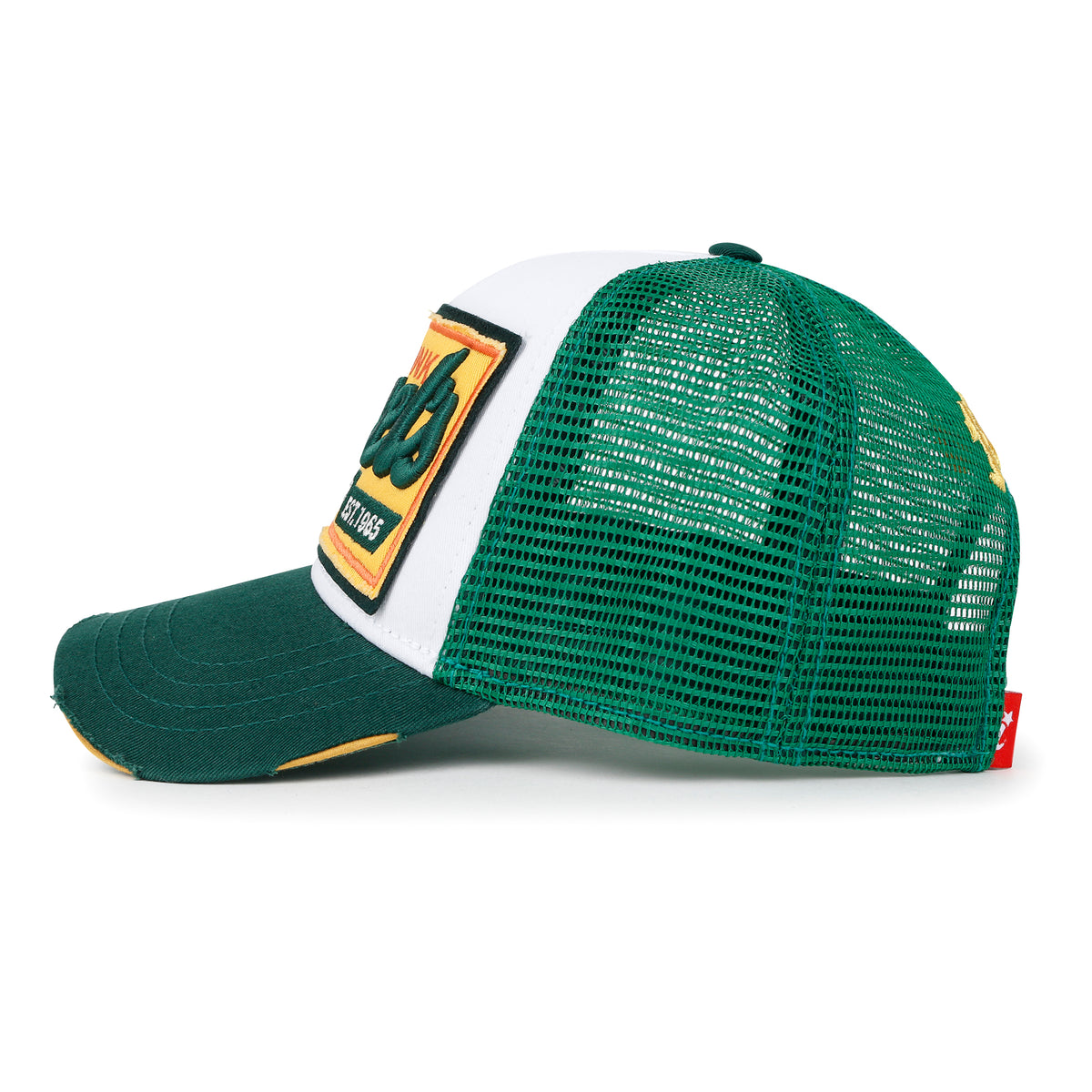 ililily Premium Howels Embroidery Structured Crown Vintage Baseball Cap