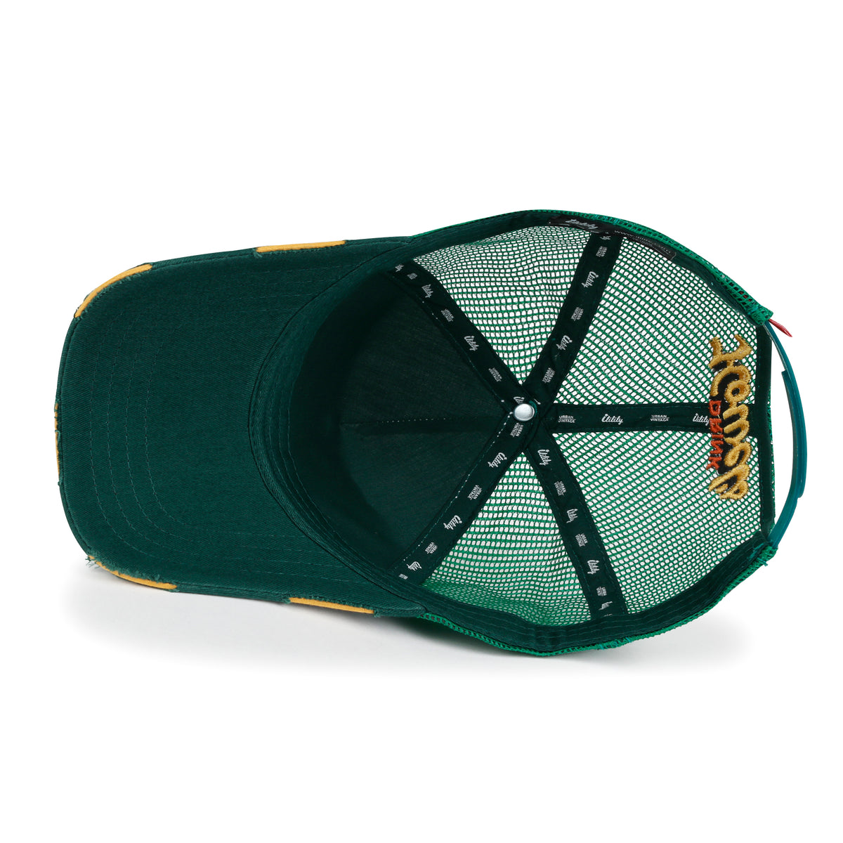 ililily Premium Howels Embroidery Structured Crown Vintage Baseball Cap
