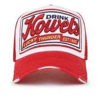 ililily Premium Howels Embroidery Structured Crown Vintage Baseball Cap