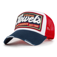 ililily Premium Howels Embroidery Structured Crown Vintage Baseball Cap