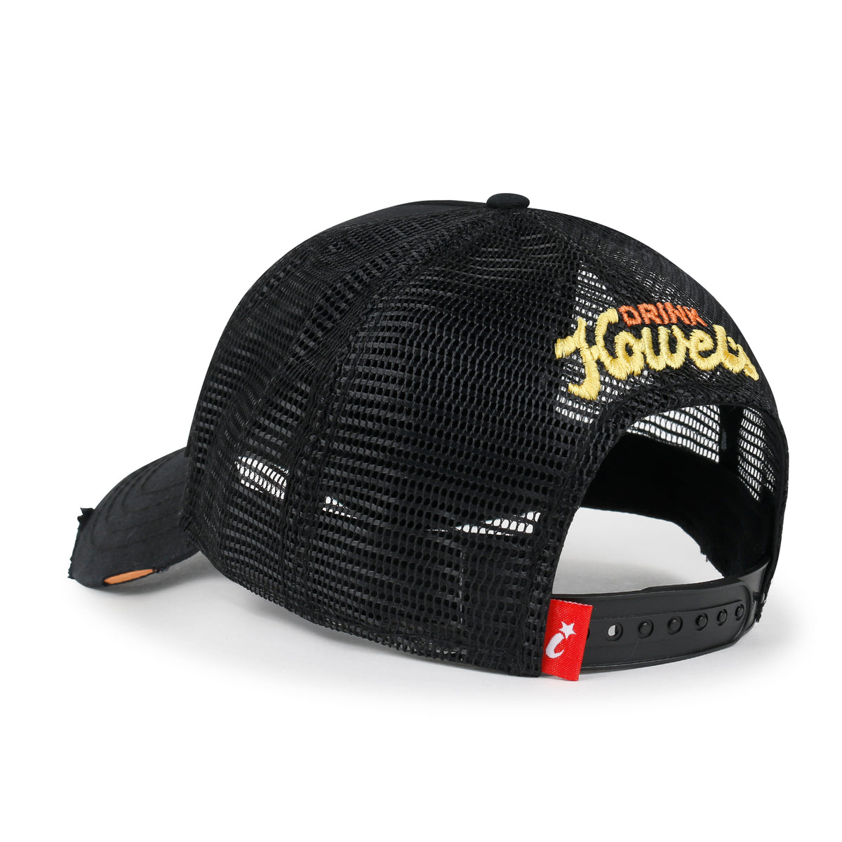 ililily Premium Howels Embroidery Structured Crown Vintage Baseball Cap