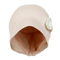 ililily TENCEL™Lyocell Flower Trim Beanie Soft Touch Stretchable Classic Hat