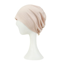 ililily TENCEL™Lyocell Color Beanie Ultra Soft Stretchable Head Cover Hat