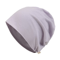 ililily TENCEL™Lyocell Color Beanie Ultra Soft Stretchable Head Cover Hat