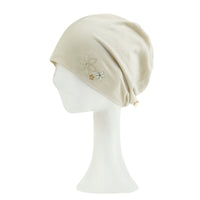 ililily TENCEL™Lyocell Rhinestone Chemo Beanie Ultra Soft Head Cover Sleep Hat