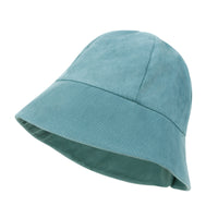 ililily TENCEL™Lyocell Lining Round Crown Sun Hat Soft Touch Cotton Bucket Hat