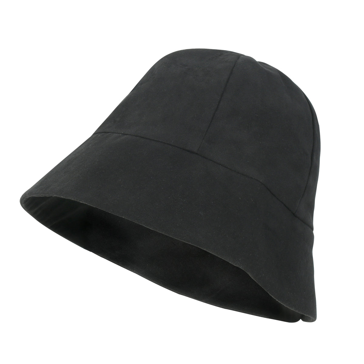 ililily TENCEL™Lyocell Lining Round Crown Sun Hat Soft Touch Cotton Bucket Hat