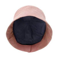 ililily TENCEL™Lyocell Lining Round Crown Sun Hat Soft Touch Cotton Bucket Hat