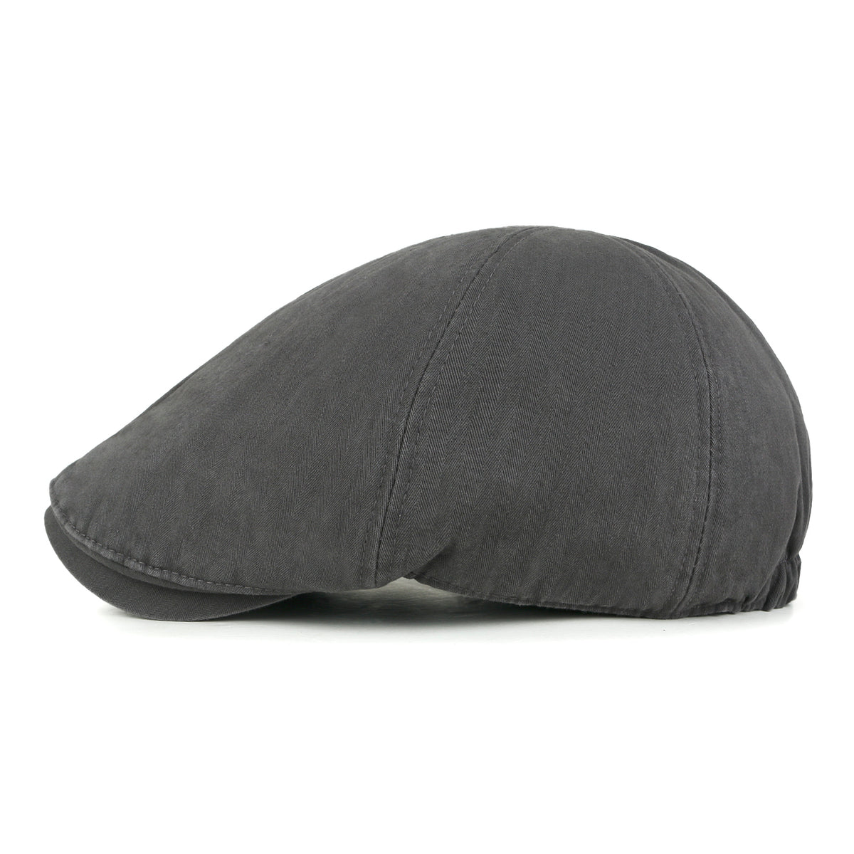 ililily Cotton Washed Flat Cap Cabbie Hat Gatsby Ivy Irish Hunting Newsboy Stretch fit