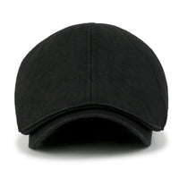 ililily Cotton Washed Flat Cap Cabbie Hat Gatsby Ivy Irish Hunting Newsboy Stretch fit