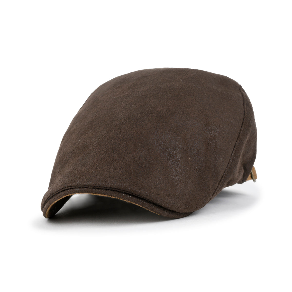 ililily Faux Leather Gatsby Newsboy Hat Vintage Cabbie Hunting Flat Cap