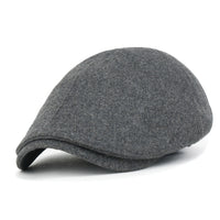 ililily Basic Color Gatsby Newsboy Hat Flex Fit Cabbie Hunting Flat Cap